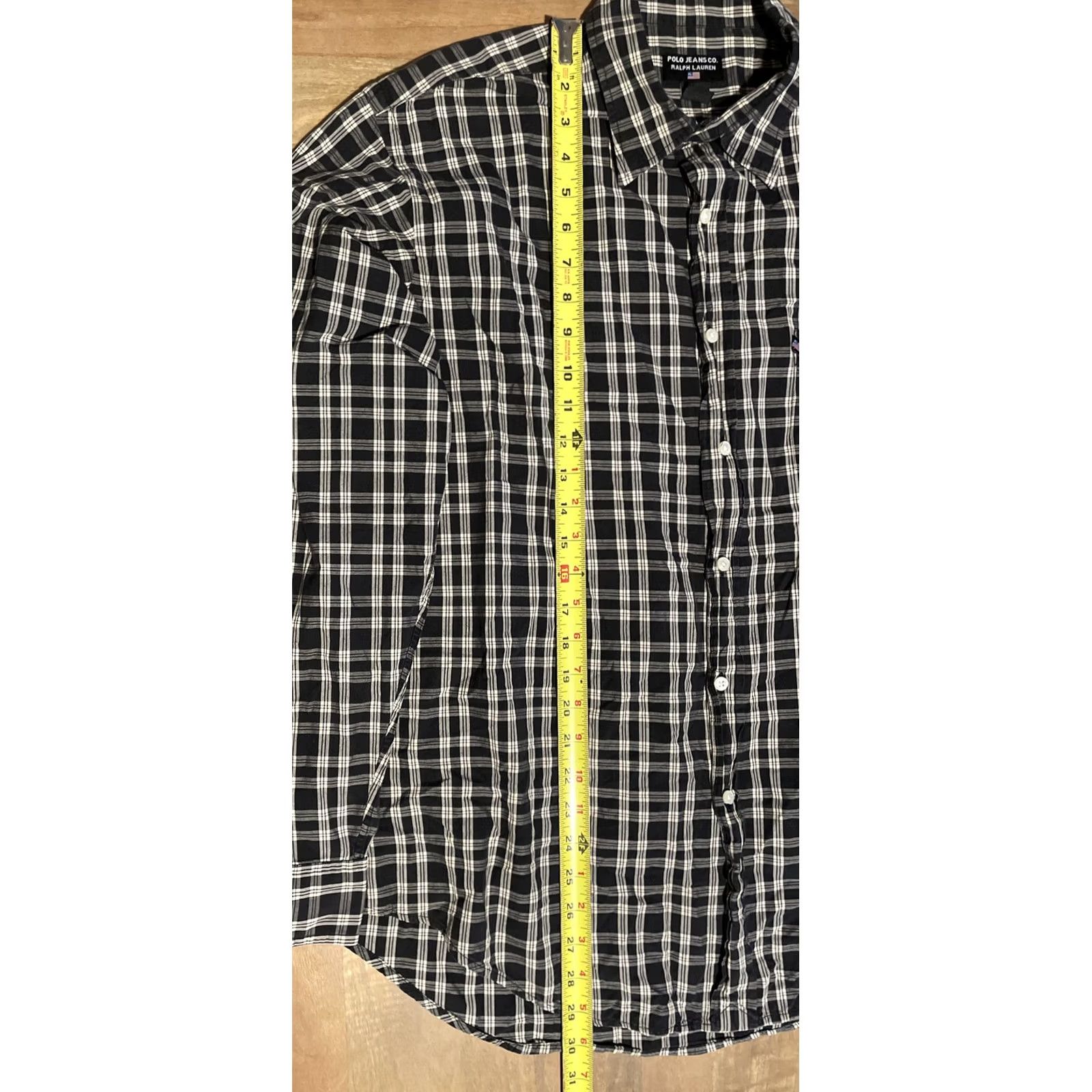 Ralph Lauren Ralph Lauren Polo Jeans Co Shirt Mens Large Plaid Button-Up 100% Cotton Casual Size US L / EU 52-54 / 3 - 5 Thumbnail