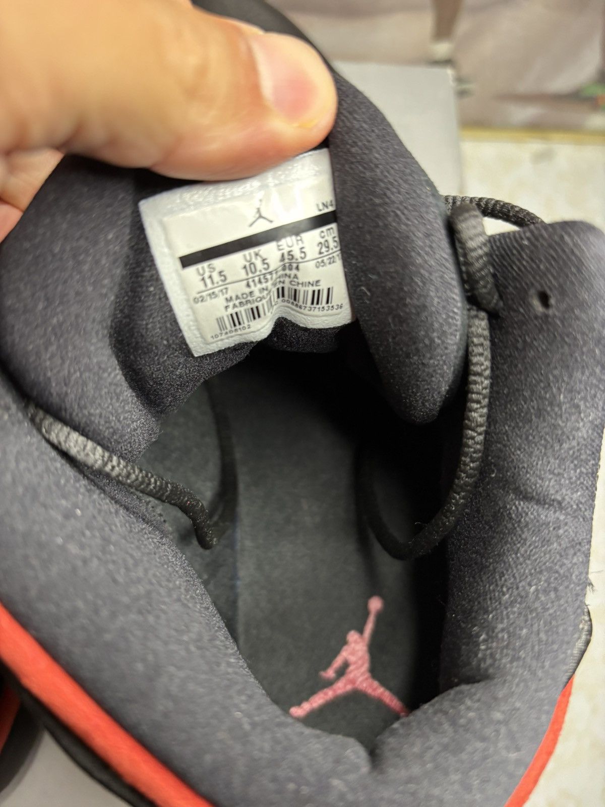 Jordan Brand Air Jordan 13 Retro 2017 Bred 2017 Size US 11.5 / EU 44-45 - 6 Thumbnail
