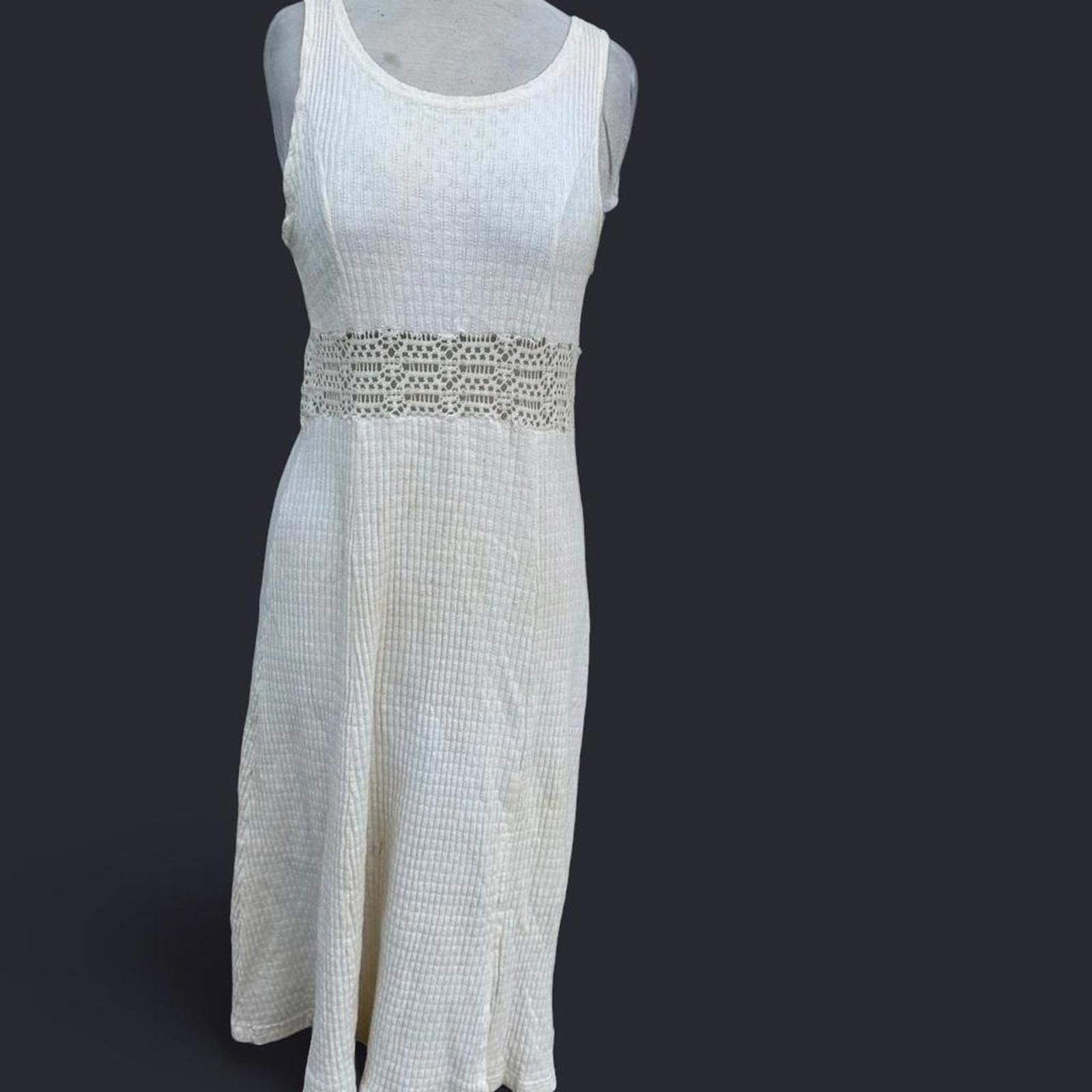 Other 1980s white cottondress with a boho vibe dress #lacedress Size S / US 4 / IT 40 - 1 Thumbnail