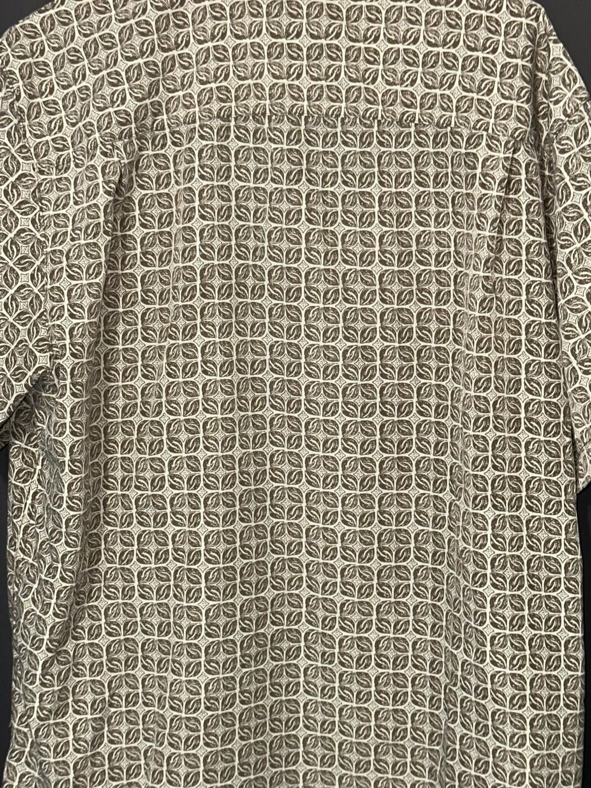 David Taylor David Taylor Leaf Print Shirt – Retro Resortwear, L Size 42R - 7 Thumbnail