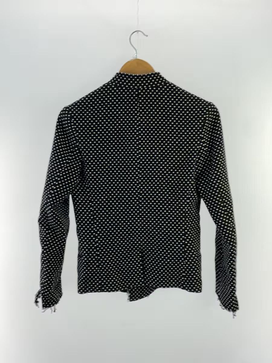 Y's × Yohji Yamamoto Frayed Seam Polka Dot Wool Jacket Size M / US 6-8 / IT 42-44 - 2 Thumbnail