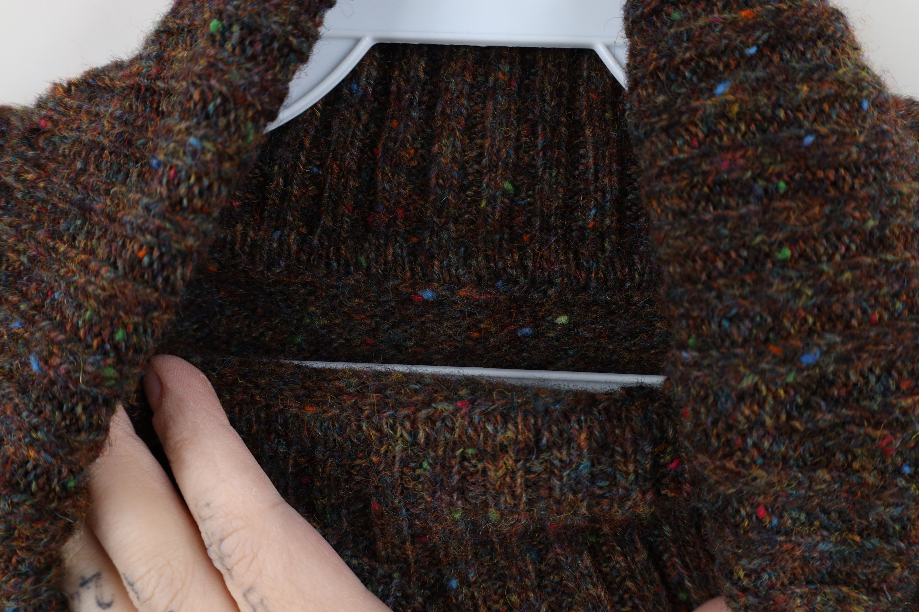 Vintage Vintage 90s Streetwear Wool Knit Turtleneck Sweater USA Size XL / US 12-14 / IT 48-50 - 5 Thumbnail