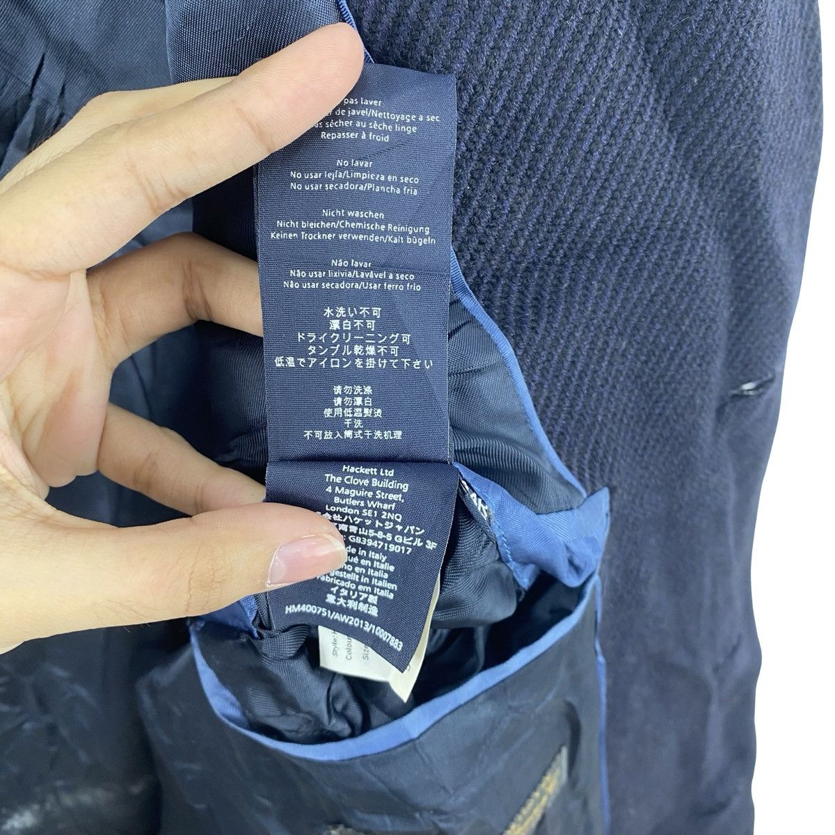 Hackett Vintage HACKETT LONDON Long Coat Jacket Classic Tailored Size US S / EU 44-46 / 1 - 13 Thumbnail