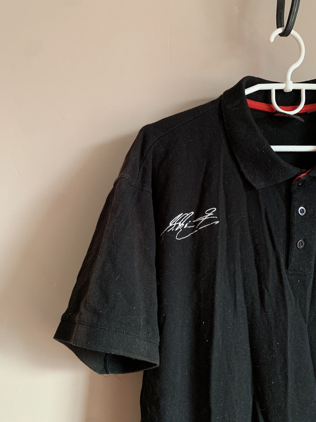 Vintage Michael Schumacher Vintage Polo Shirt Ferrari Black XL Size US XL / EU 56 / 4 - 3 Thumbnail