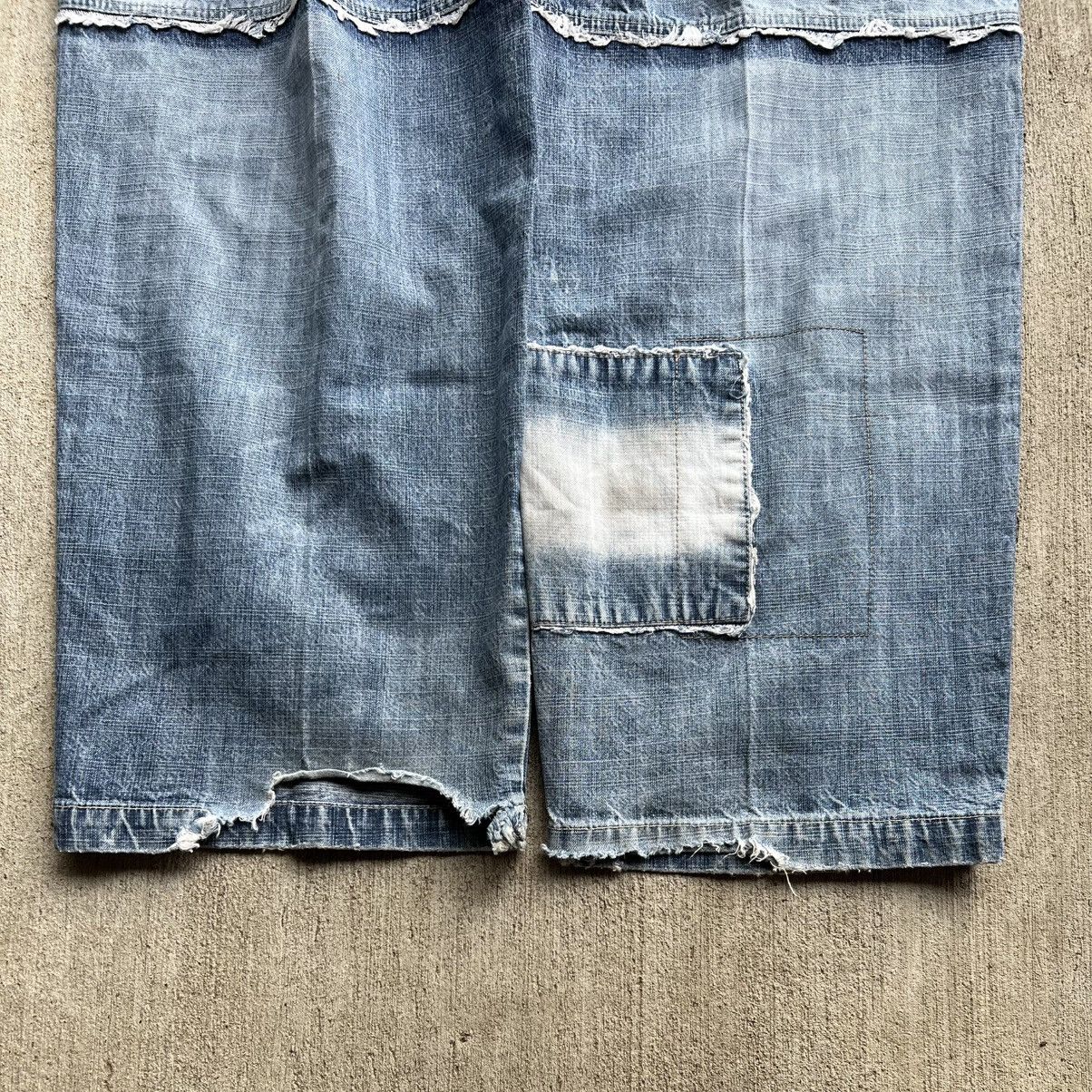 Japanese Brand × Southpole Crazy Vintage 90’s Jnco Style Patches Baggy Blue Jeans USA Size US 34 / EU 50 - 6 Thumbnail