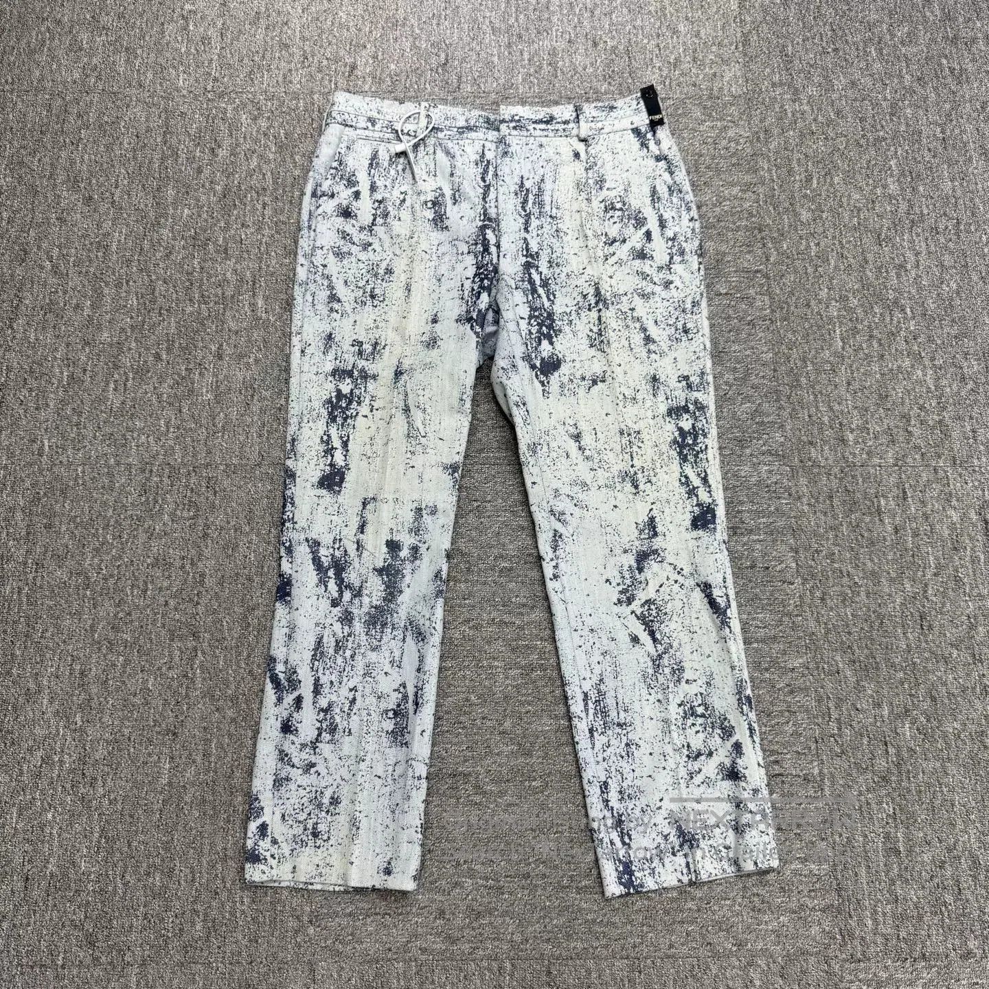 Fendi Fendi Tie-Dye Denim Jeans. Size US 32 / EU 48 - 1 Thumbnail