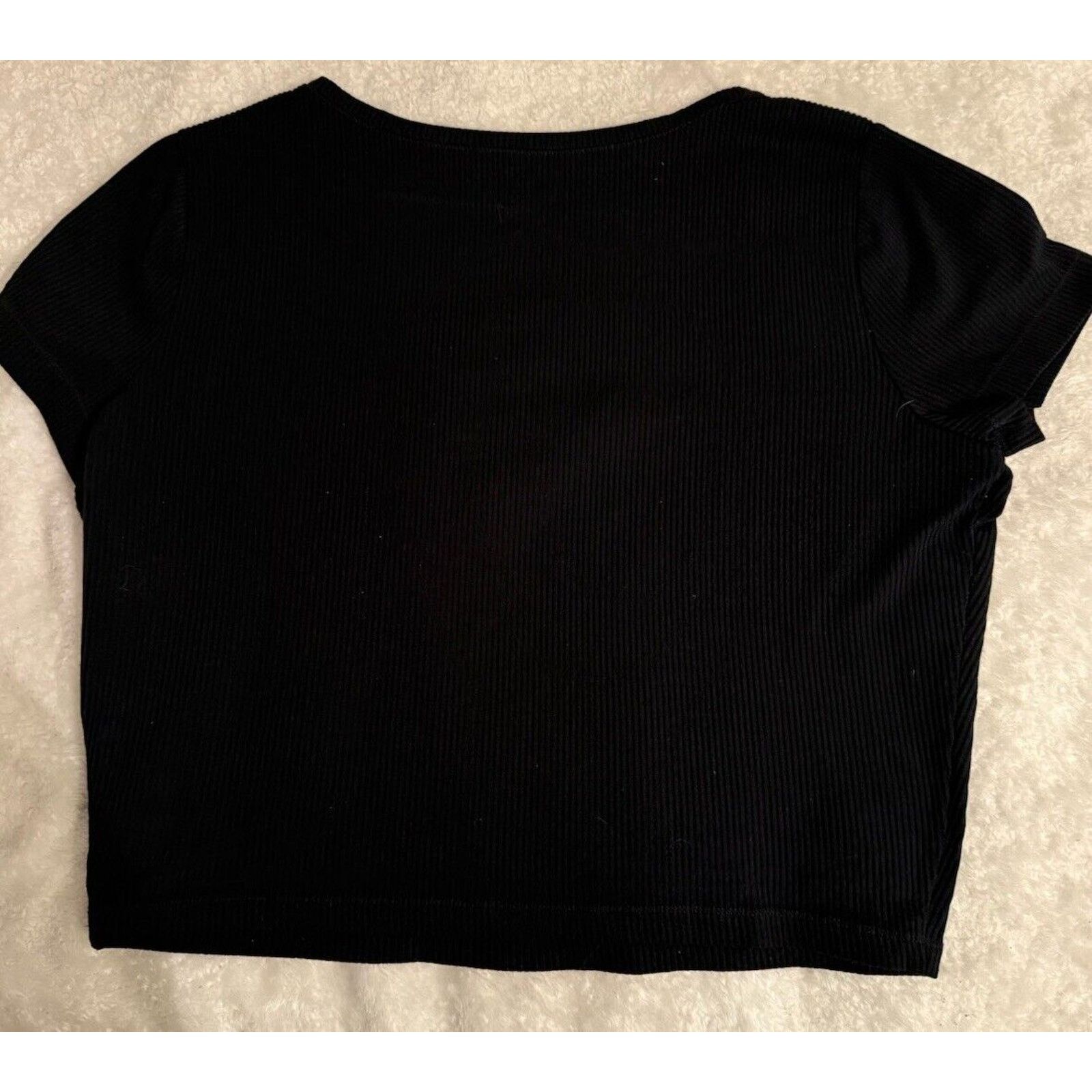 Hollister Hollister Must-Have Collection Baby Tee Black Size Large Size L / US 10 / IT 46 - 3 Thumbnail