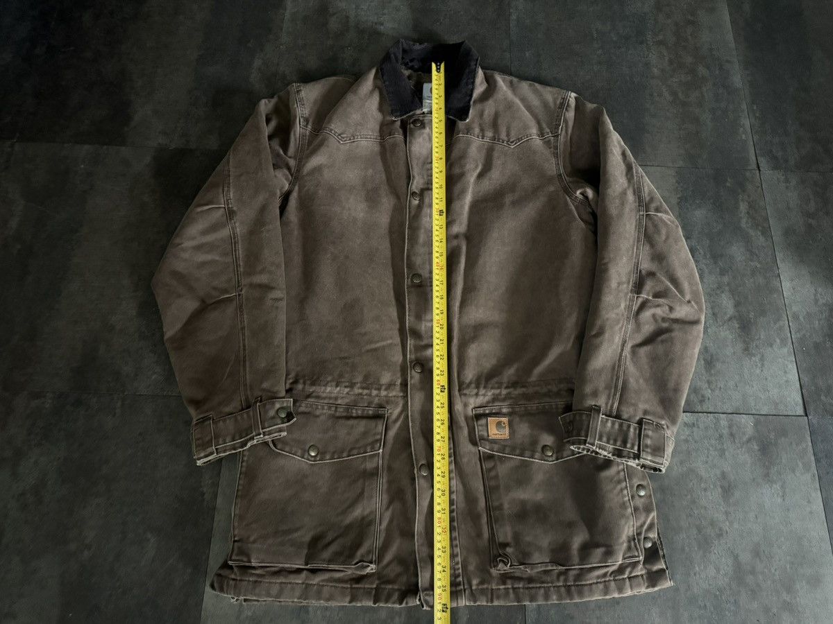 Carhartt Tall Medium Carhartt Brown Duck Canvas Jacket C52 CHT Trench Size US M / EU 48-50 / 2 - 12 Thumbnail