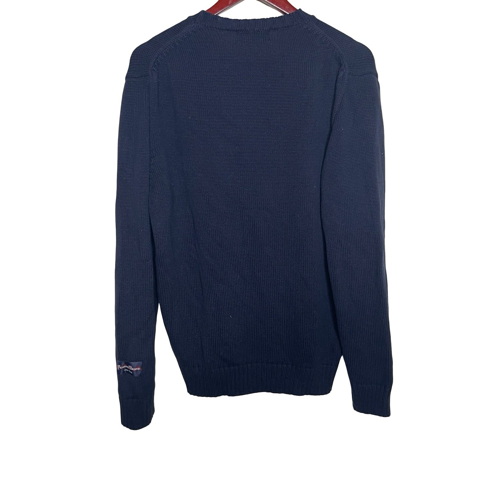 Rowing Blazers Rowing Blazers x NBA Navy Blue Graphic Print Pullover Sz M Size US M / EU 48-50 / 2 - 4 Thumbnail