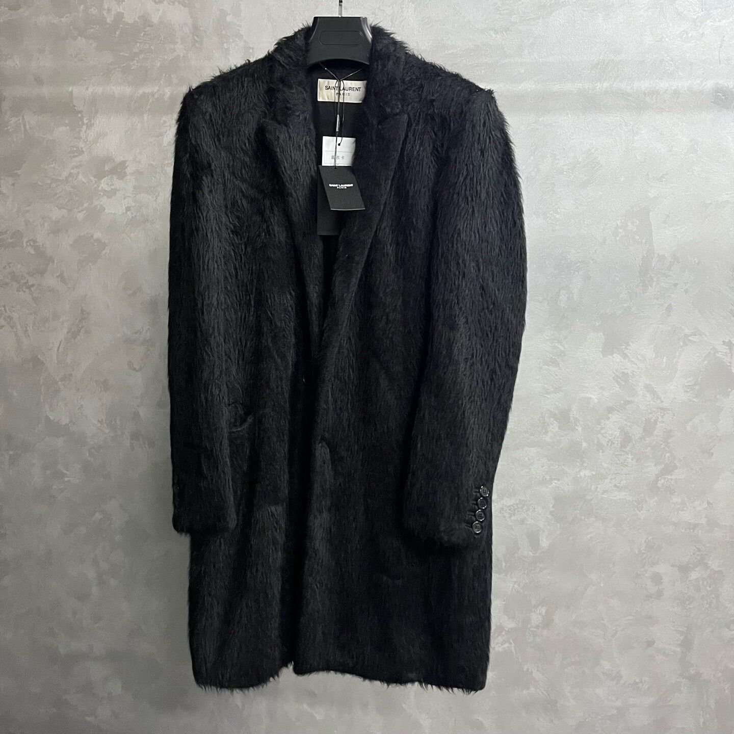 Saint Laurent Paris Saint Laurent Classic Black Fur Coat Size US M / EU 48-50 / 2 - 1 Thumbnail