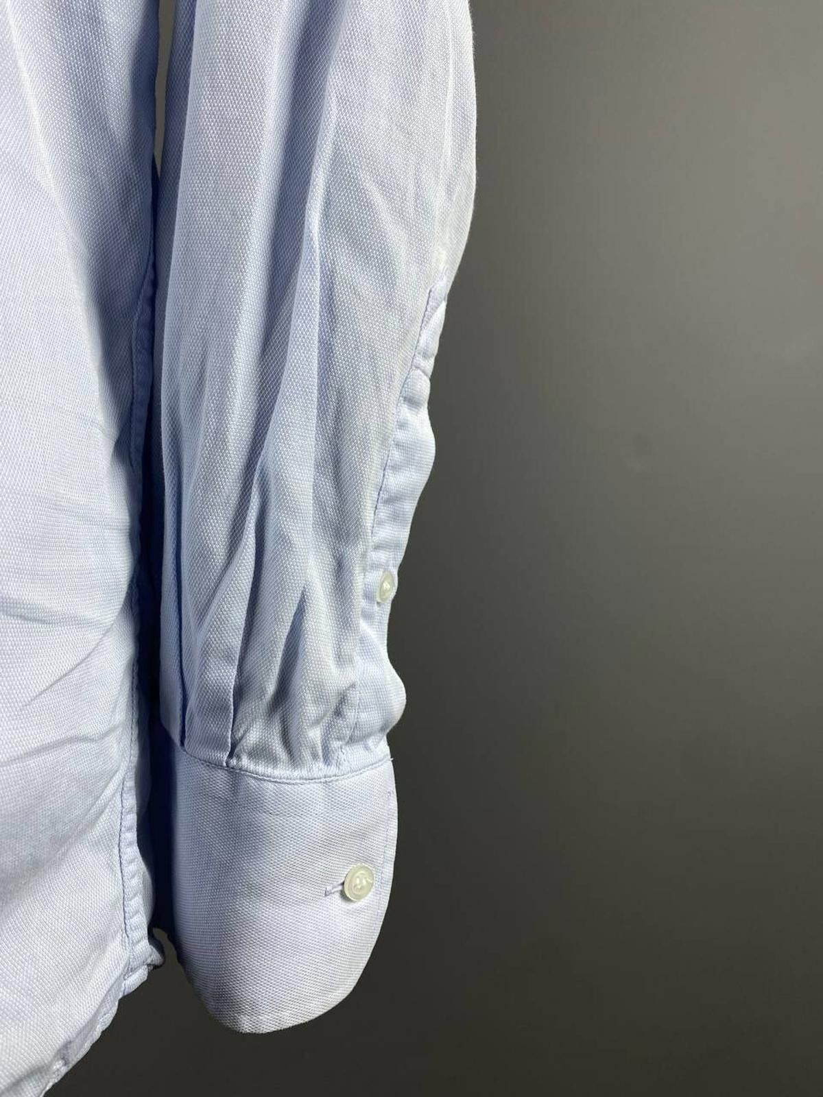 Designer Nina Ricci Blue Long Sleeve Button Down Shirt Size 41 / 16 Size US M / EU 48-50 / 2 - 5 Thumbnail