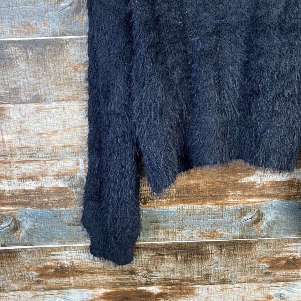 Homespun Knitwear DL Nice Claup Black shaggy fur Mohair Knitwear #C1110 Size M / US 6-8 / IT 42-44 - 15 Thumbnail