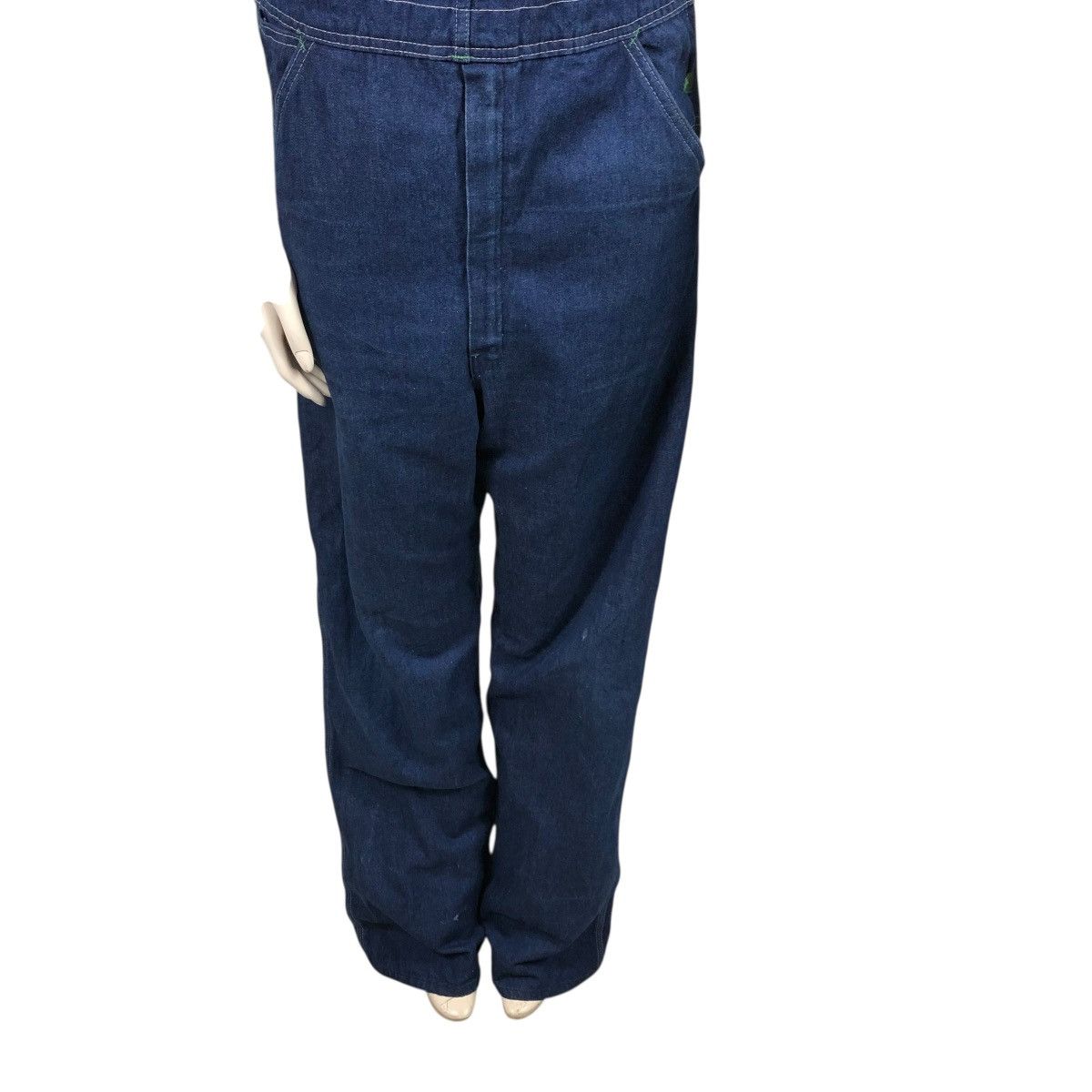 Oshkosh 🔥VINTAGE WORKER JUMPSUITS OVERALL OSHKOSH INDIGO DENIM Size US 32 / EU 48 - 5 Thumbnail