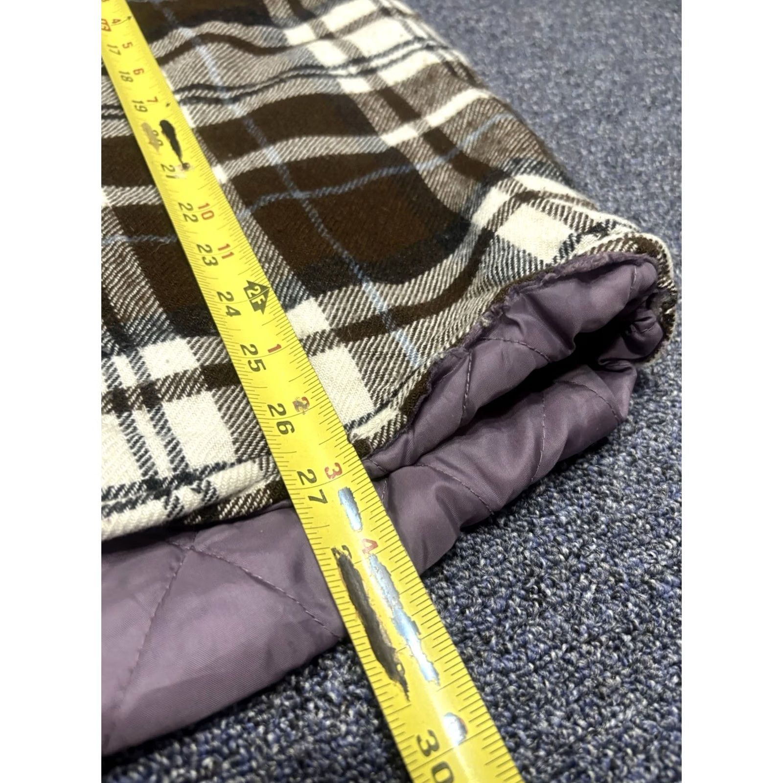 Vintage VINTAGE Shirt Men M Wool Flannel Jacket Shacket Field Rugged Zip E6 Size US M / EU 48-50 / 2 - 4 Thumbnail