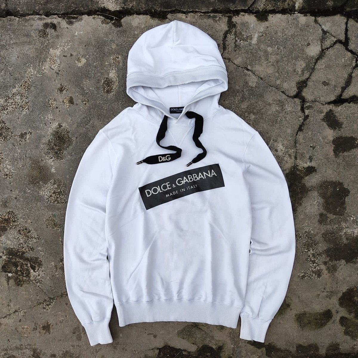 Dolce & Gabbana - tape logo Hoddie