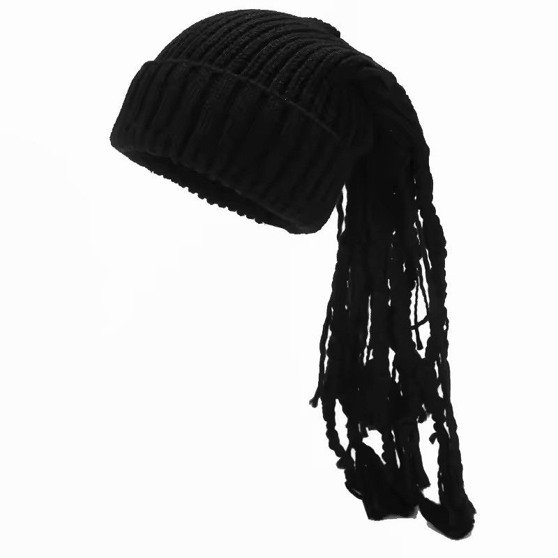 Handmade Knitted Designer Hip Hop Punk Dreadlocks Gothic Hat Size ONE SIZE - 1 Thumbnail