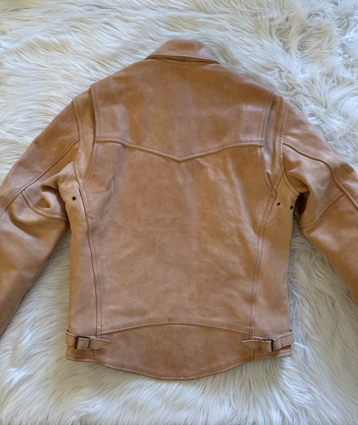 Simmons Bilt Simmons Bilt Liberator Leather Jacket Natural Horsehide 38 Size US S / EU 44-46 / 1 - 13 Thumbnail
