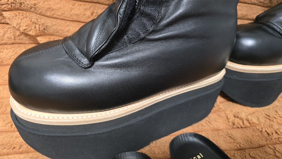 Sacai Sacai Leather Over The Knee Platforms Boots Size eu 39 Size US 9 / IT 39 - 9 Thumbnail