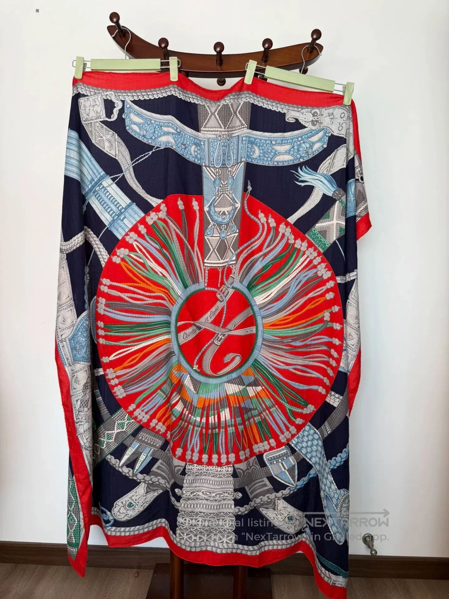 Hermes Hermes Cashmere Silk Blend Scarf. Size ONE SIZE - 2 Thumbnail