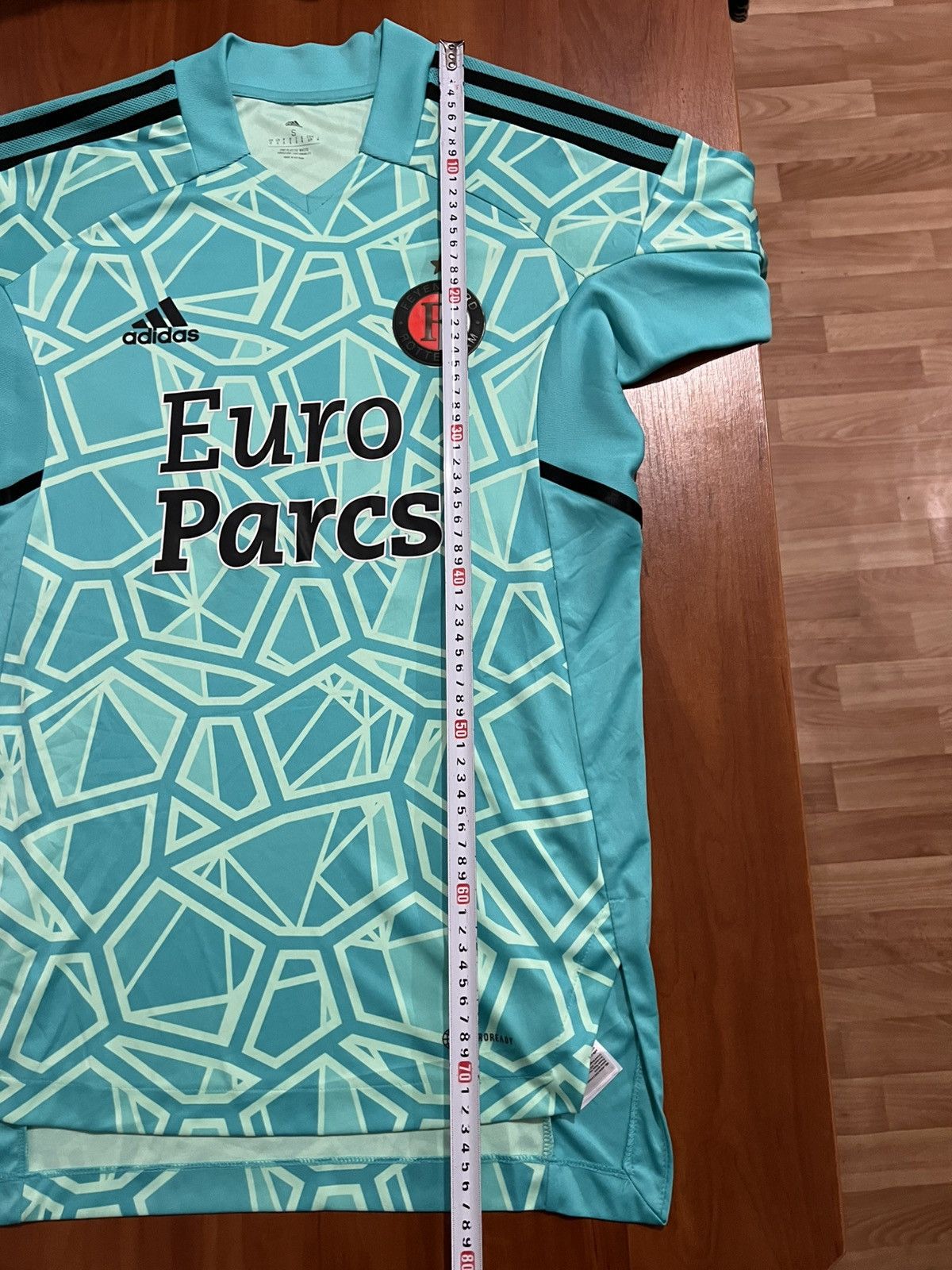 Adidas 2022/23 FEYENOORD ROTTERDAM #16 GO PLAYER ISSUED SOCCERSHIRT Size US S / EU 44-46 / 1 - 17 Thumbnail