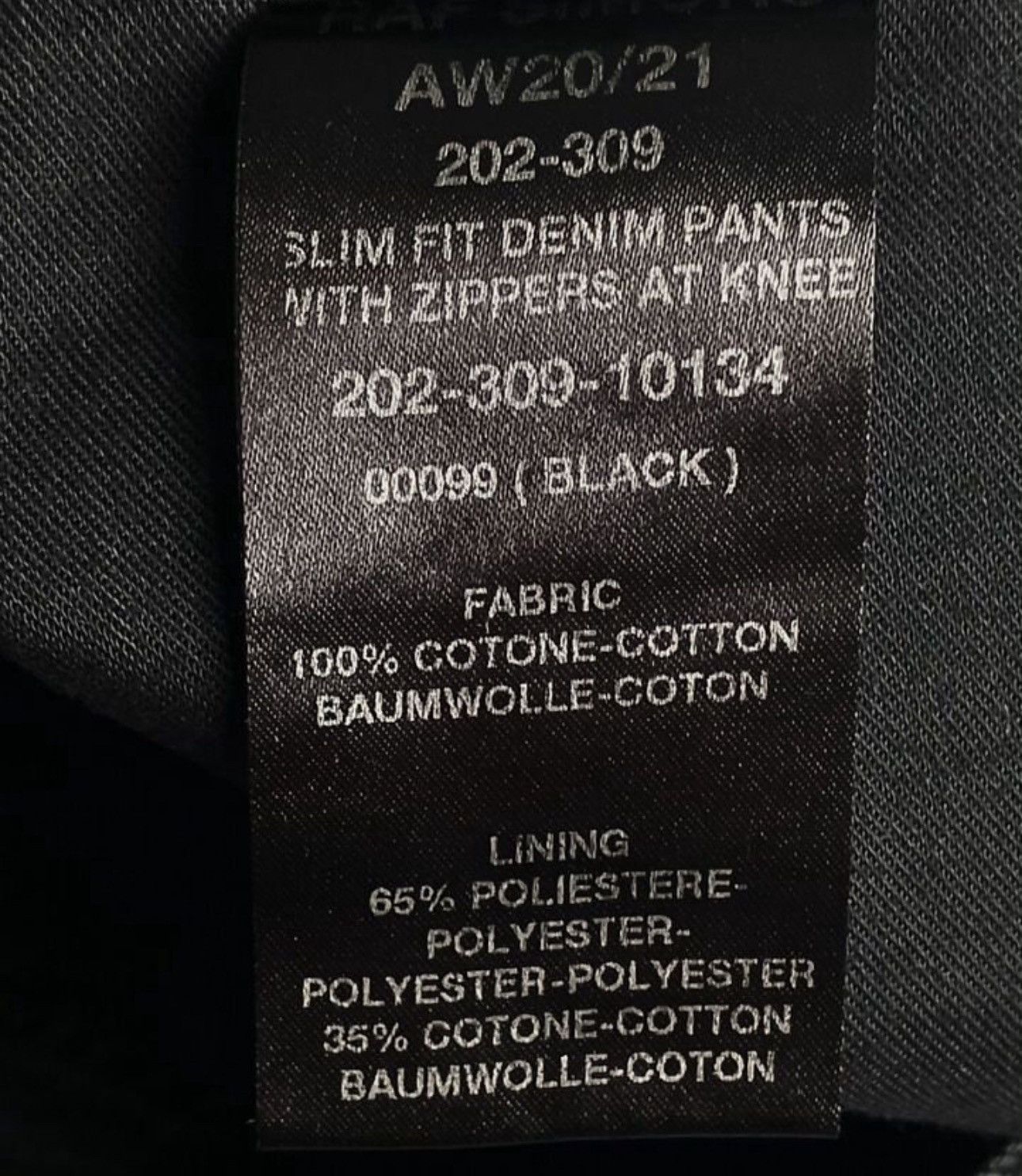 Raf Simons Raf Simons Zip Jeans Size US 32 / EU 48 - 6 Thumbnail