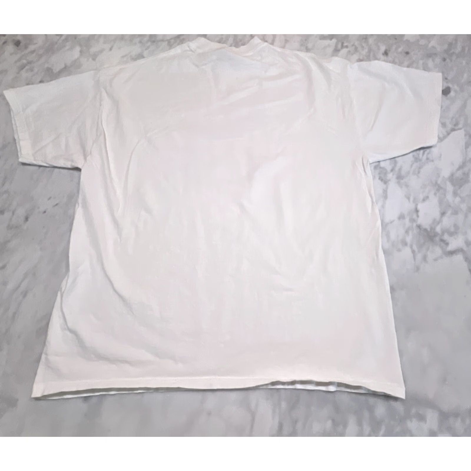 Jerzees VINTAGE JERZEES Jesus T-Shirt XL Men White Biblical John 3:16 Graphic Crew Neck Short Sleeve Size US XL / EU 56 / 4 - 4 Thumbnail