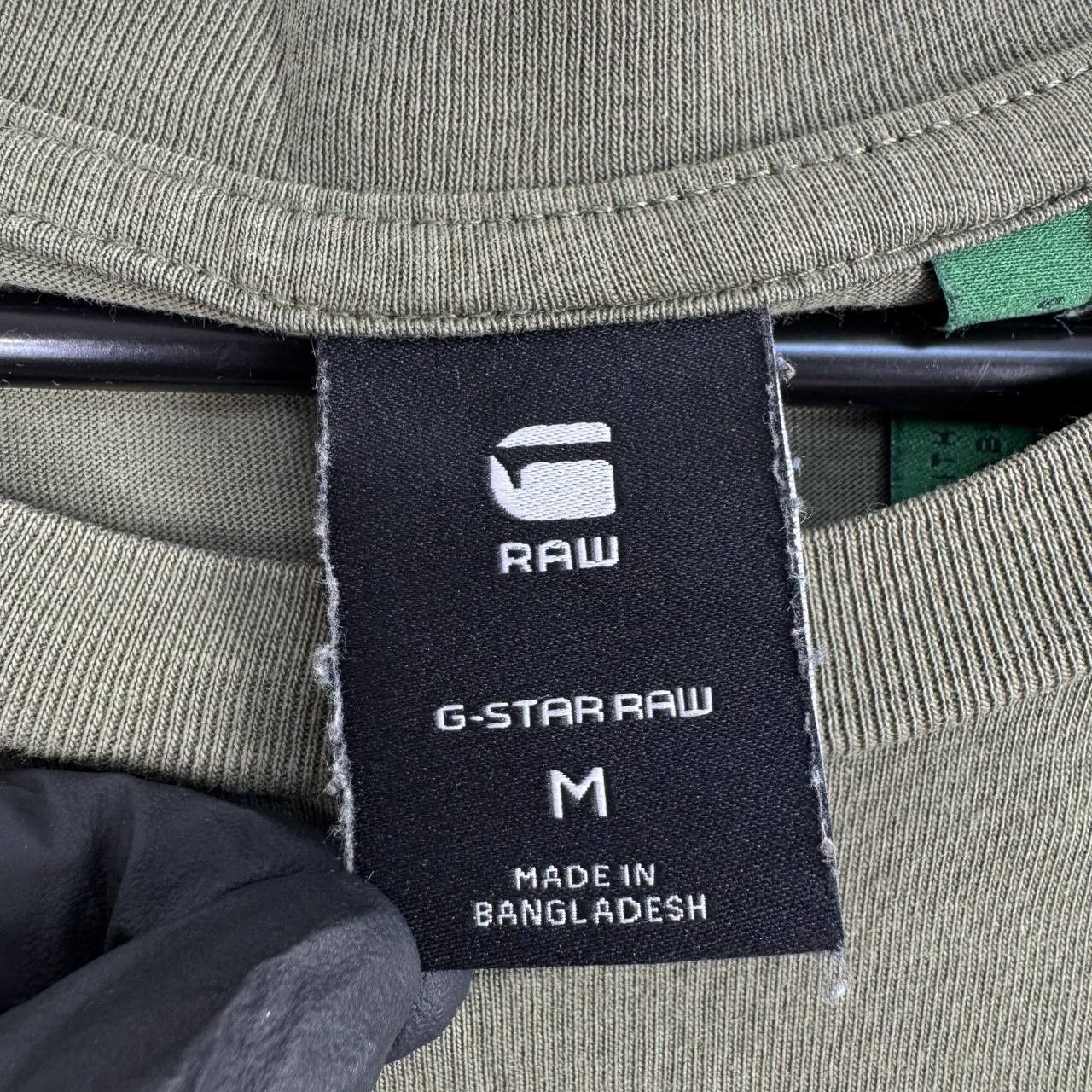 G-Star G-Star RAW Logo T-Shirt Green Minimal Graphic Tee Casual M Size US M / EU 48-50 / 2 - 3 Thumbnail