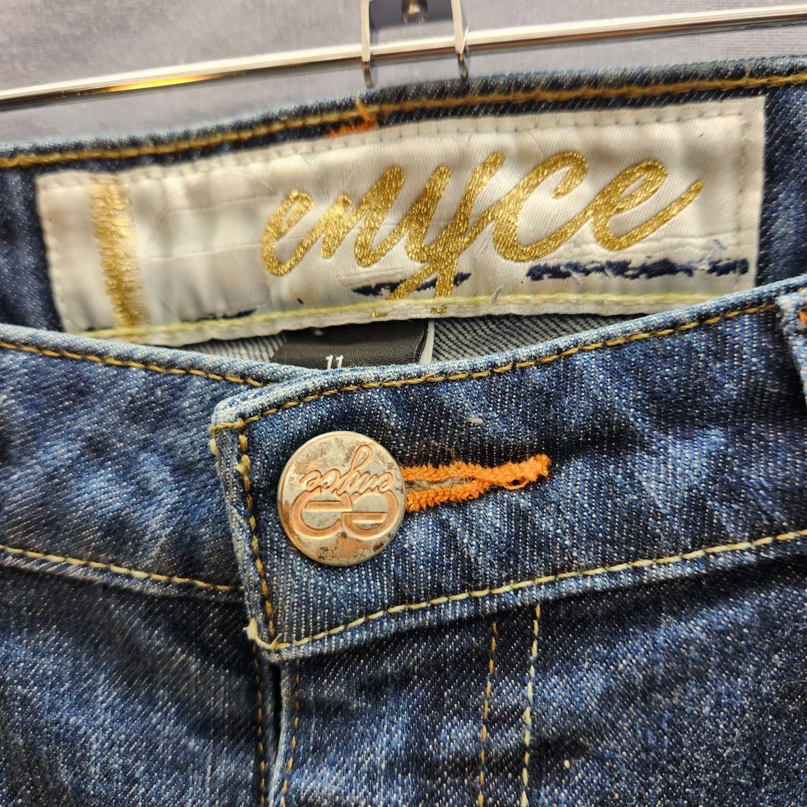 Enyce Vintage Enyce Jeans Blue Womens Size 11 Embroidered Size 30" / US 8 / IT 44 - 4 Thumbnail