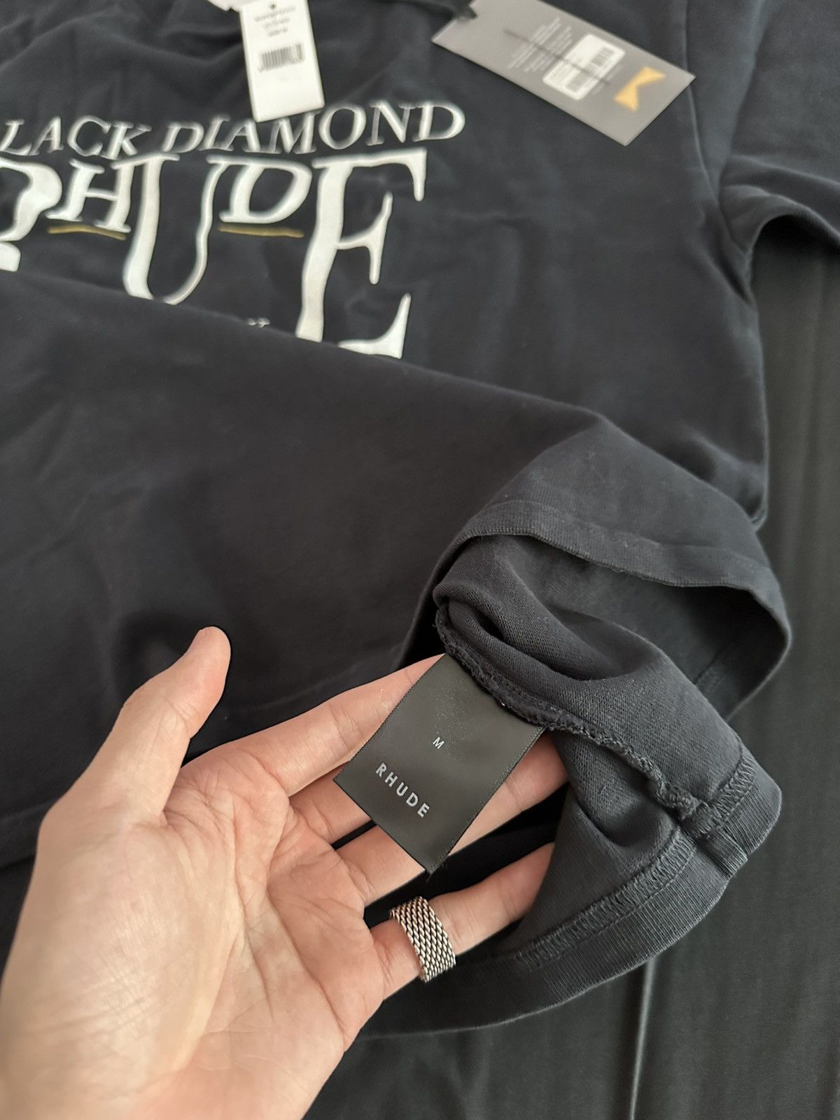 Rhude Rhude Black Diamond Tee Size US M / EU 48-50 / 2 - 4 Thumbnail