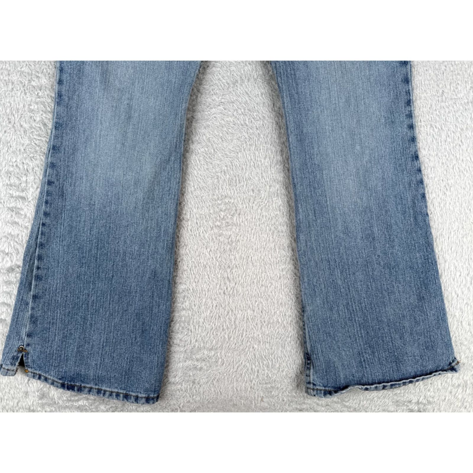Vintage Maurices Jeans Women Flared Denim 32x31 Modern Mid Rise 100% Cotton Blue 13 N/A Mens? Womens Size 34" / US 12 / IT 48 - 2 Thumbnail