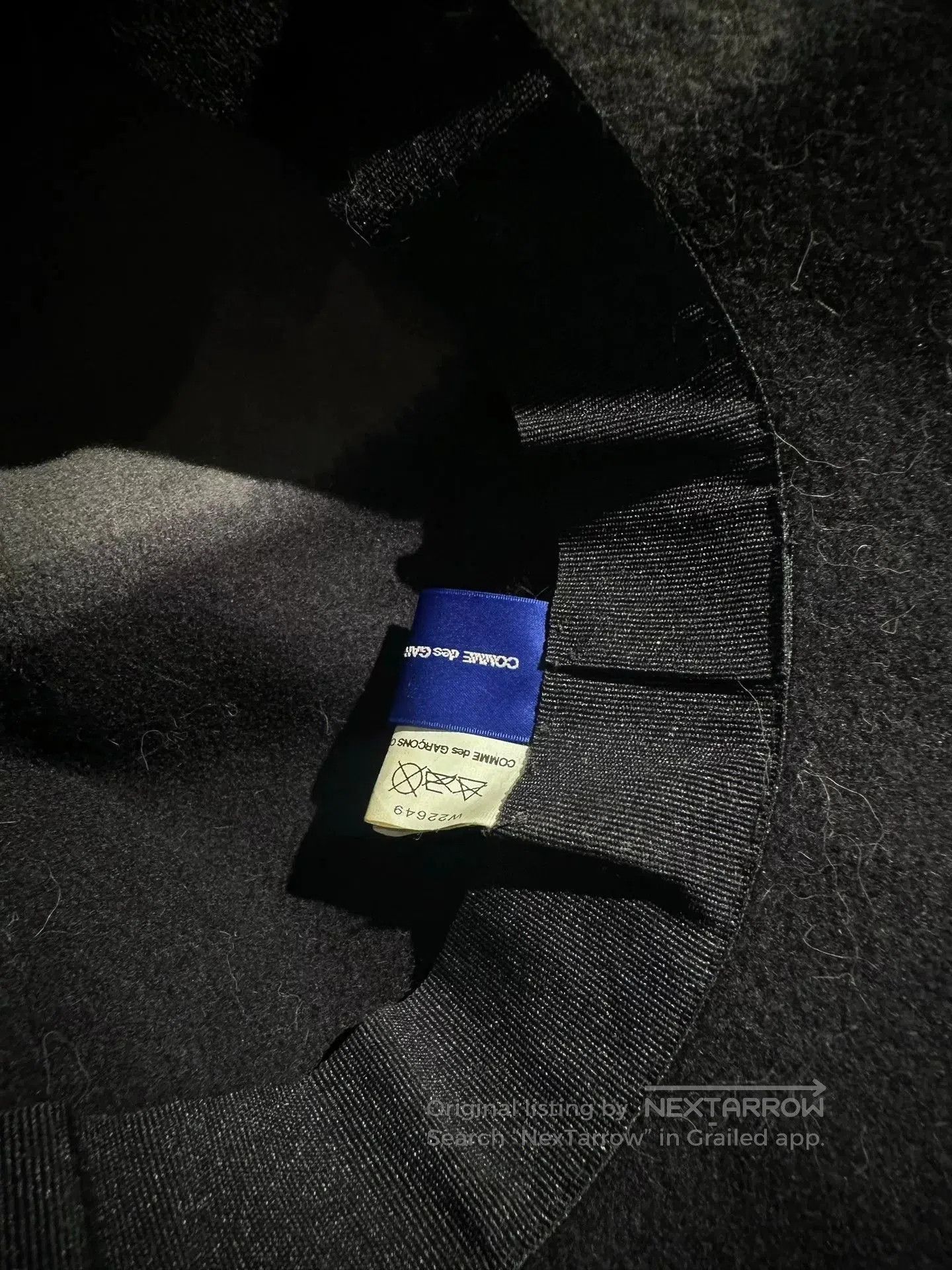 Rei Kawakubo Comme des Garçons Wool Fisherman Hat. Size ONE SIZE - 4 Thumbnail