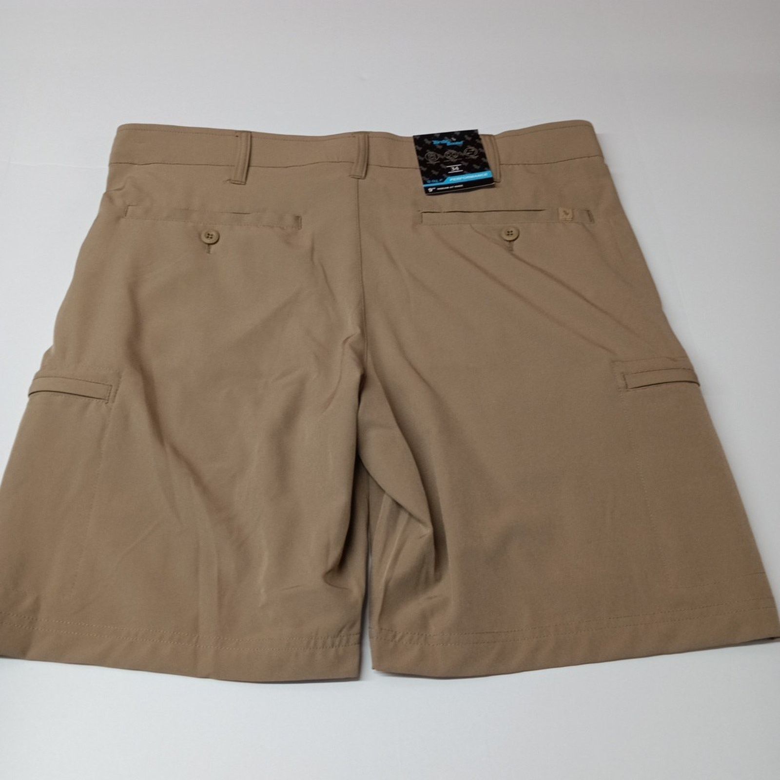 Other Birdie Bound Cargo Shorts Men's 34x9 Khaki Stretch Easy Care Size US 34 / EU 50 - 5 Thumbnail