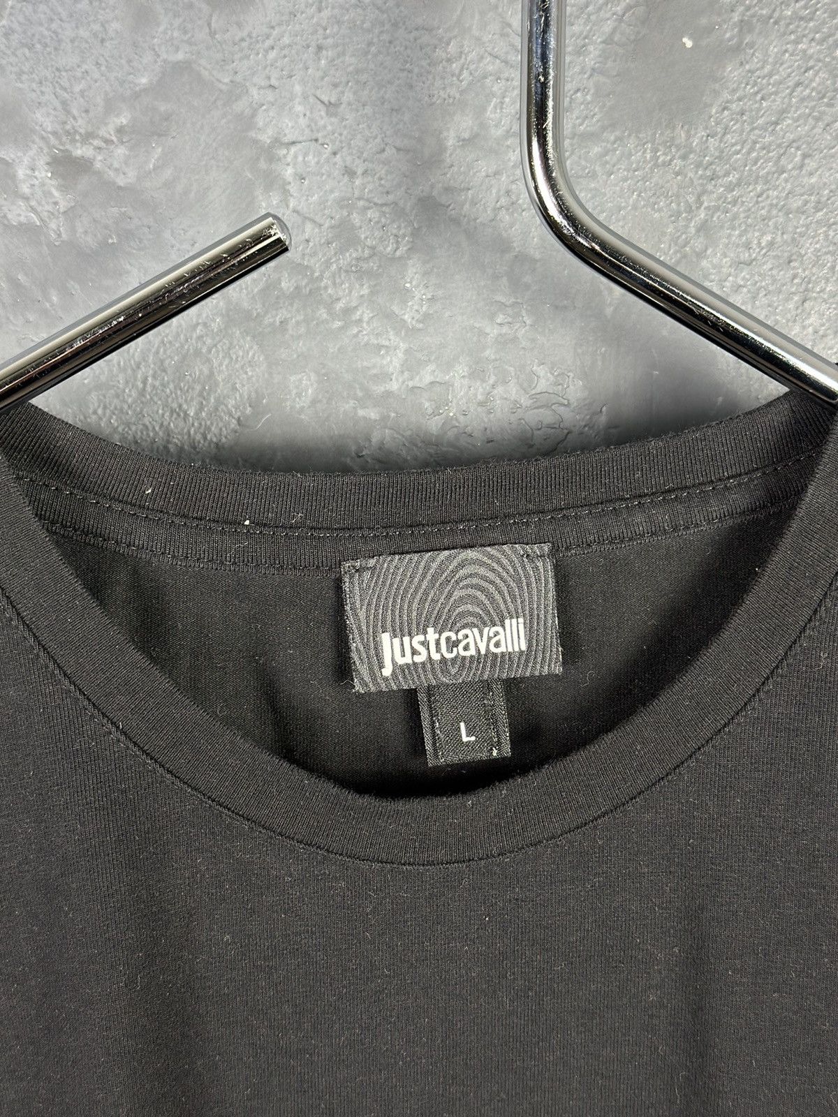 Designer × Just Cavalli Just Cavalli T-Shirt Big Logo Luxury Tee Size US L / EU 52-54 / 3 - 3 Thumbnail