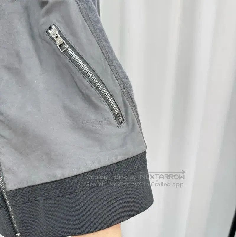 Louis Vuitton Louis Vuitton Gray Wool Logo Zipper Jacket . Size US S / EU 44-46 / 1 - 5 Thumbnail