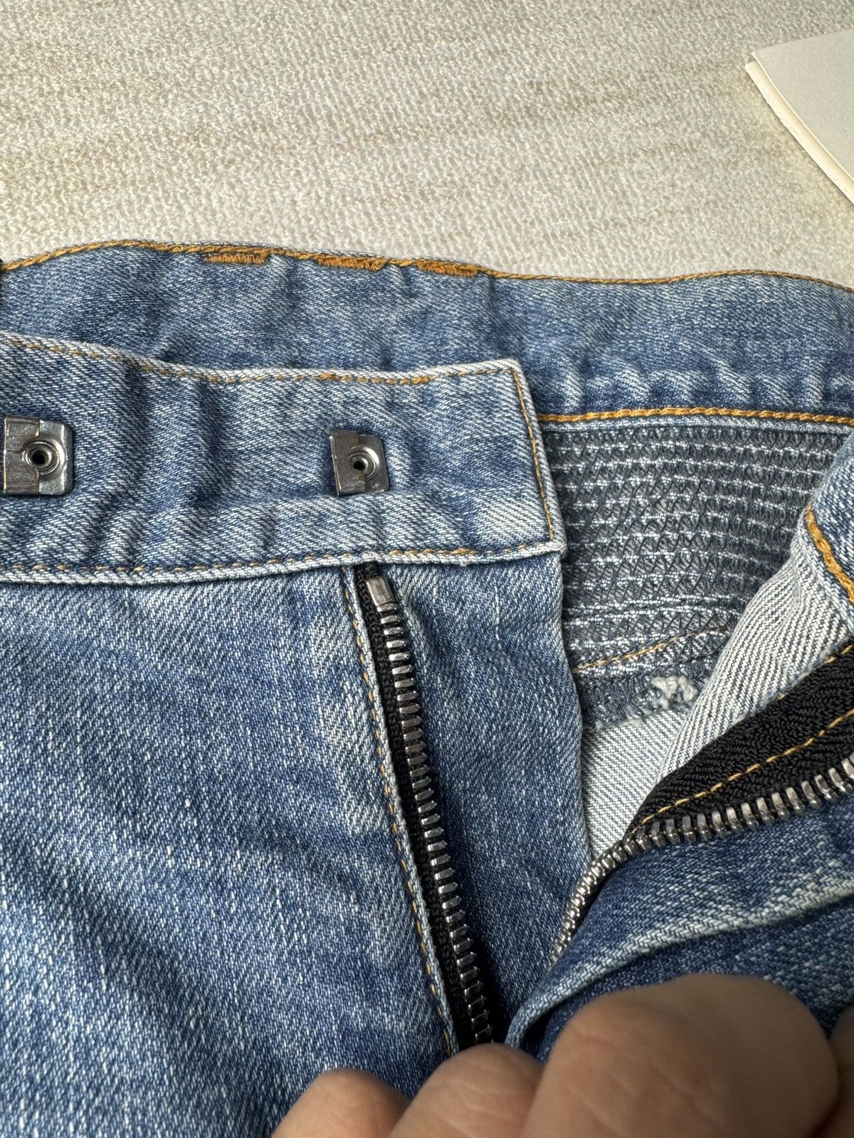 Balmain Moto jeans 32 Size US 32 / EU 48 - 7 Thumbnail