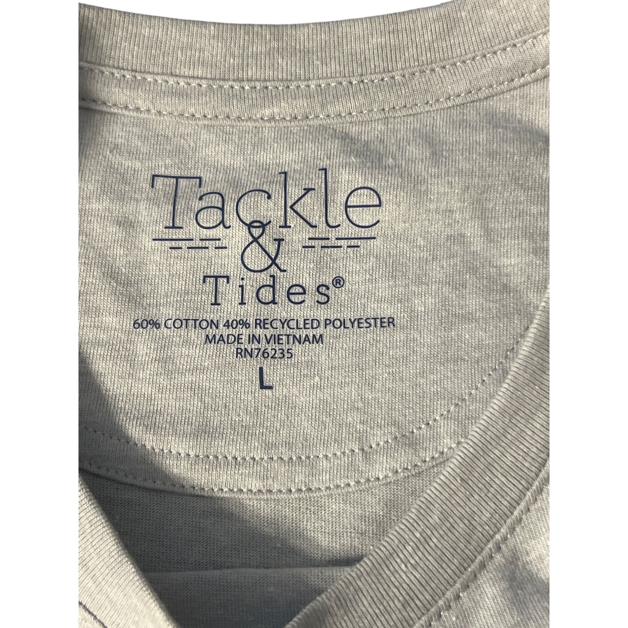 Other Tackle Tides Essential Tee Floral Heather Gray Moisture Wick Size US L / EU 52-54 / 3 - 4 Thumbnail