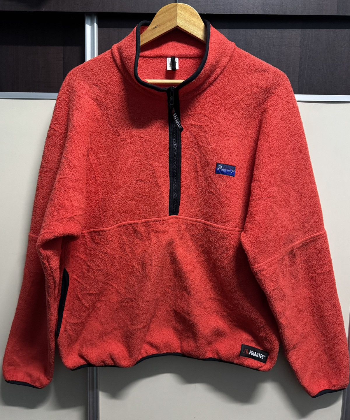 Penfield Vintage PENFIELD Half Zipper Fleece Jacket Size US L / EU 52-54 / 3 - 1 Thumbnail