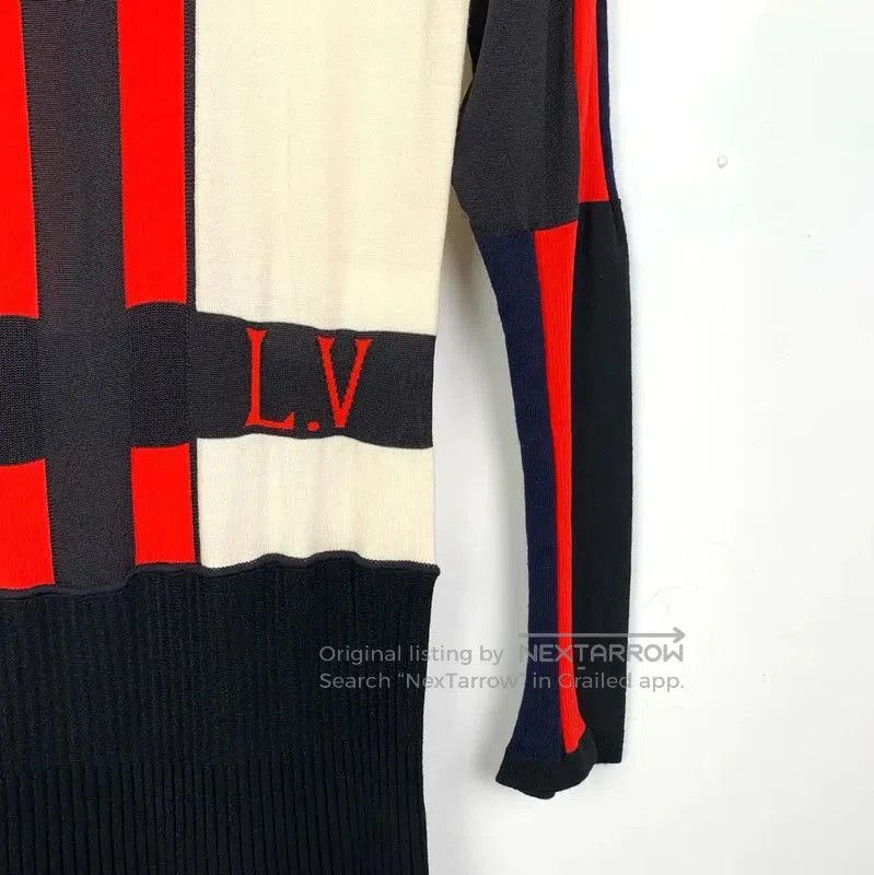 Louis Vuitton Louis Vuitton Colorblock Silk Dress XS Size . Size XS / US 0-2 / IT 36-38 - 4 Thumbnail