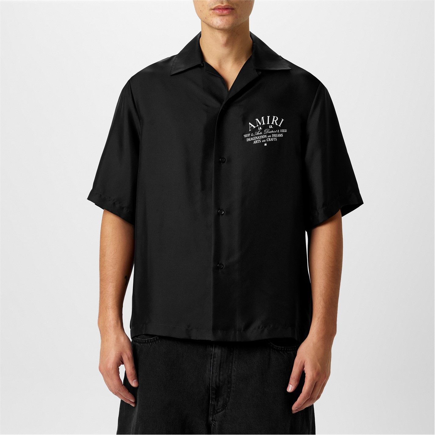 Amiri AMIRI Silk Art District Shirt Size US XL / EU 56 / 4 - 3 Thumbnail