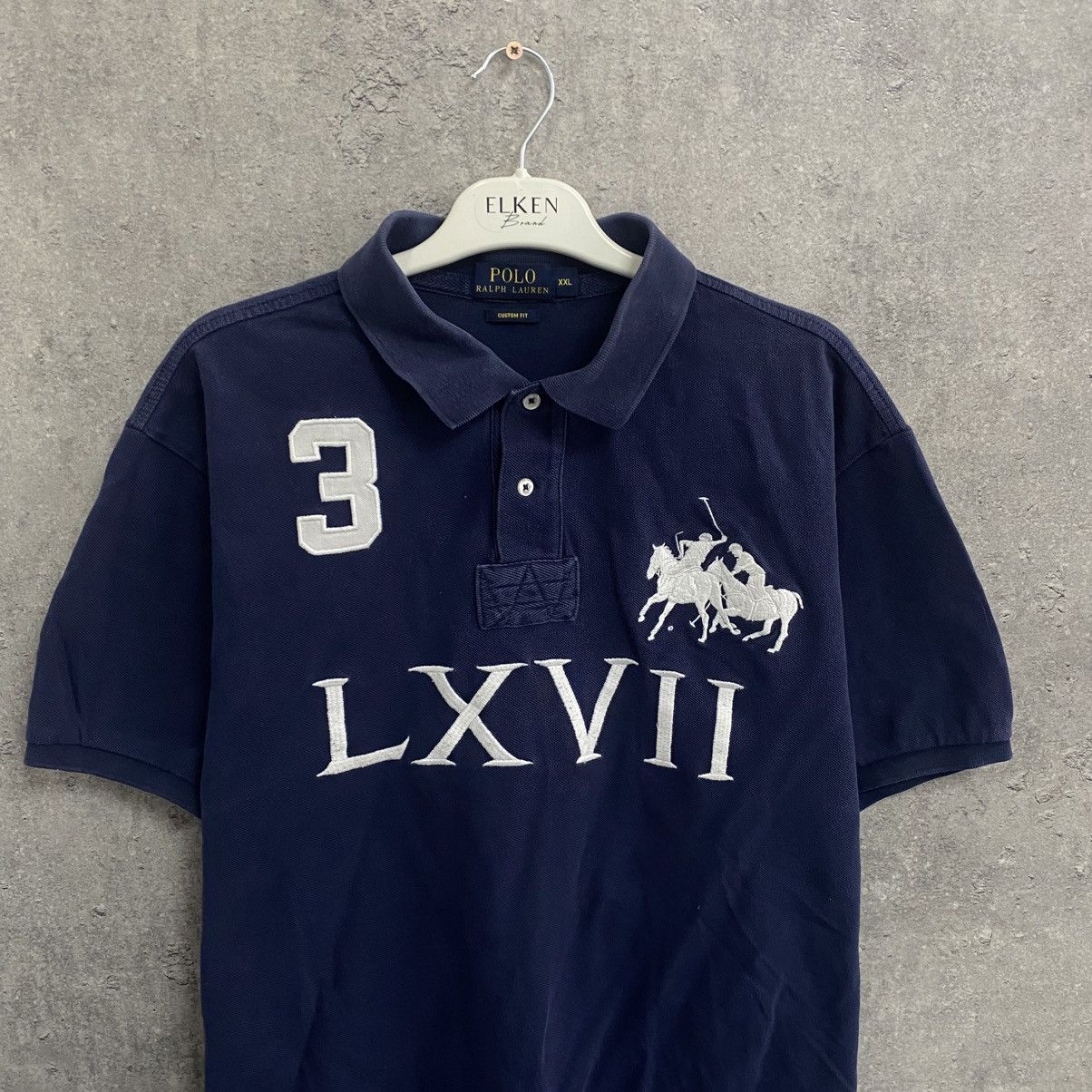 Polo Ralph Lauren Polo Ralph Lauren LXVII #3 Vintage Big Pony Polo T-Shirt 90s Size US XXL / EU 58 / 5 - 5 Thumbnail