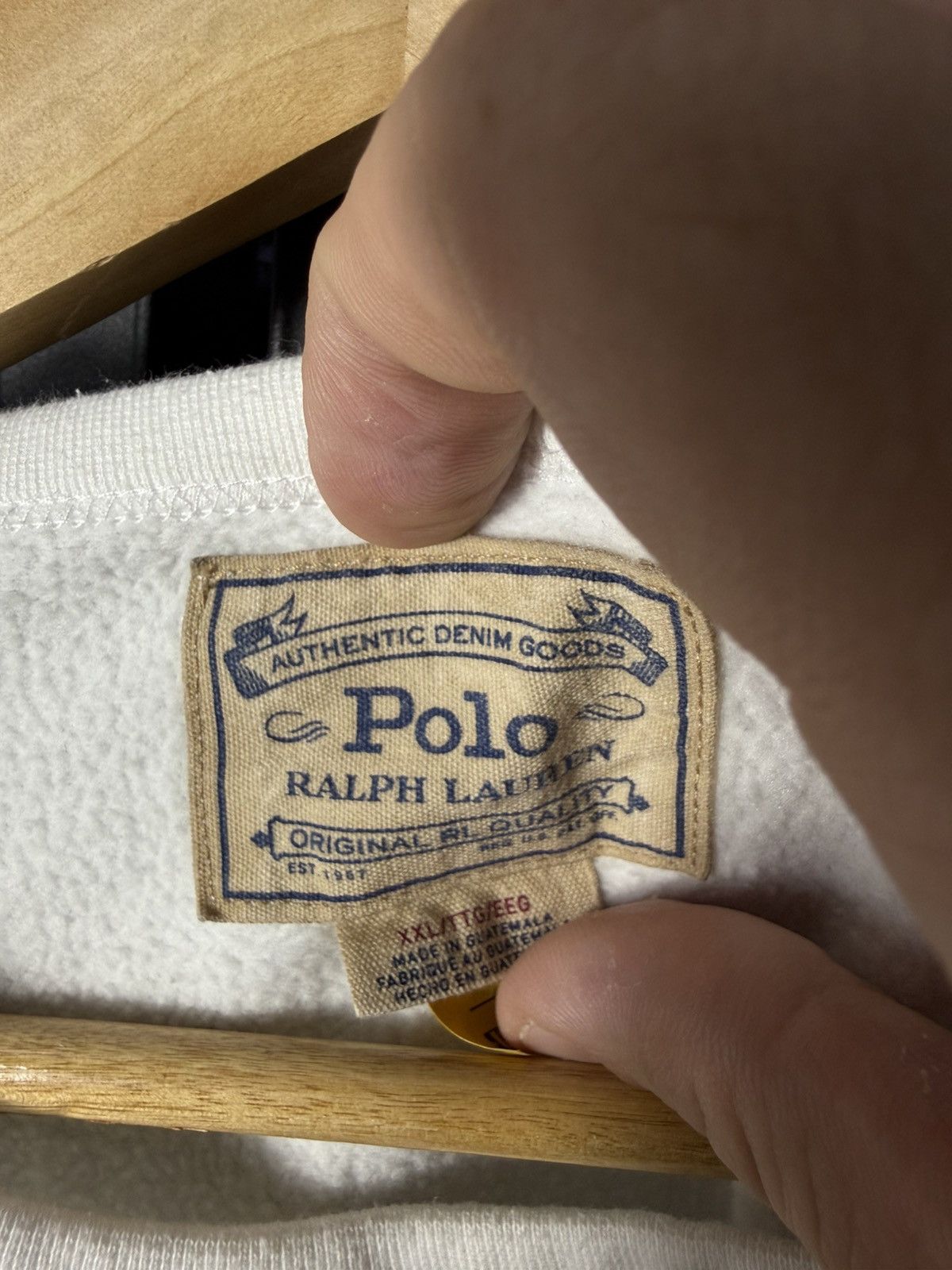 Polo Ralph Lauren Polo Ralph Lauren Sweatshirt Big Logo Crewneck Vintage Style Size US XXL / EU 58 / 5 - 6 Thumbnail