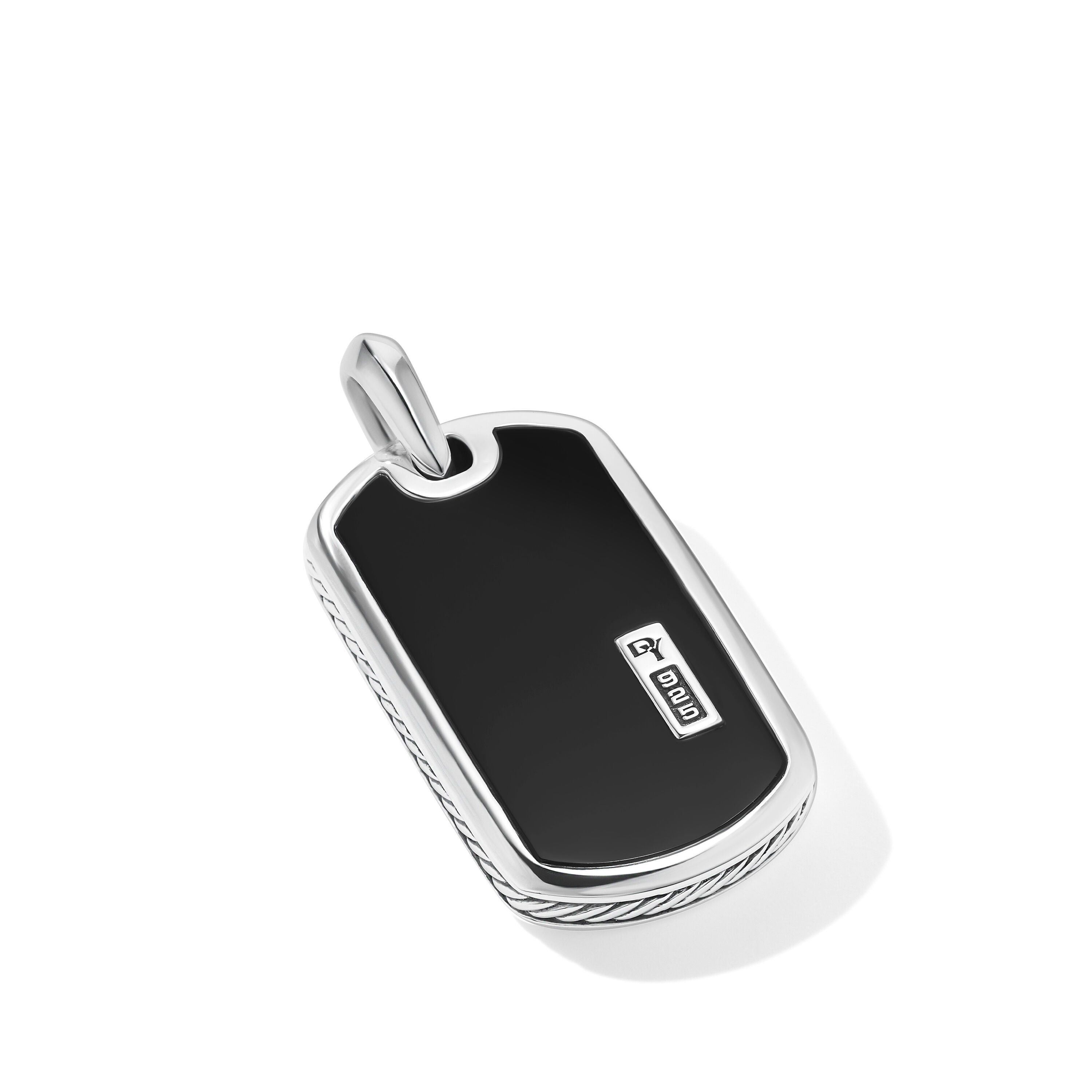 David Yurman o1w1db10526 D15225M /Size 6/Streamline Beveled Tag in Silver Size ONE SIZE - 2 Thumbnail