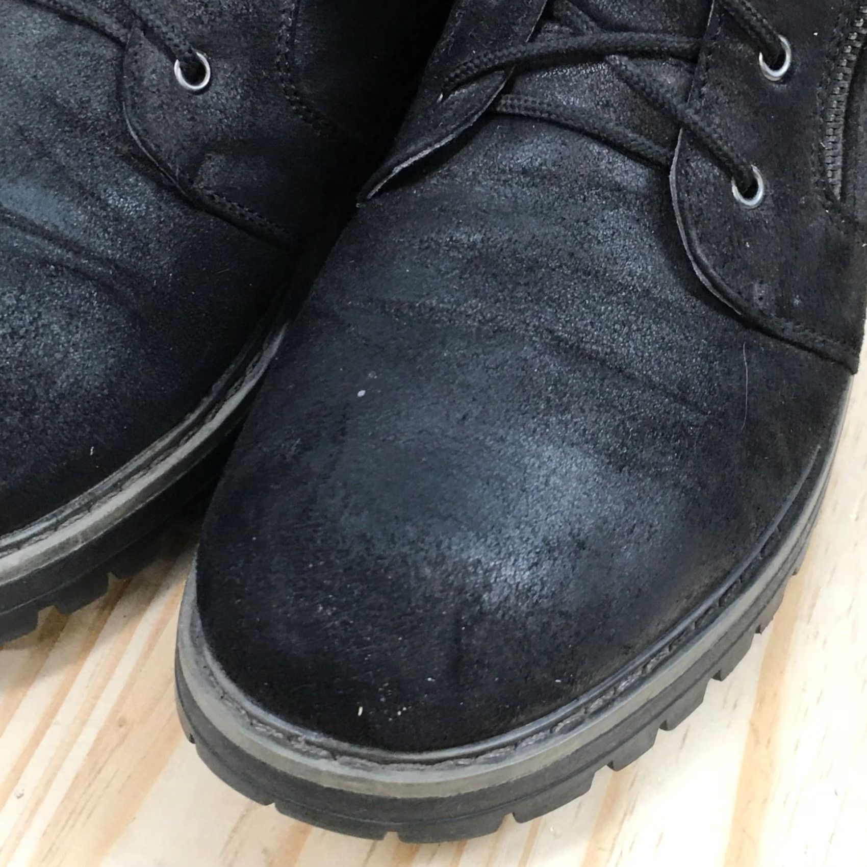 Vintage Cliffs by White Mountain Boots Womens 9.5 M Mandy Snow Black Casual Lace Up C29687 Size US 10 / IT 40 - 5 Thumbnail