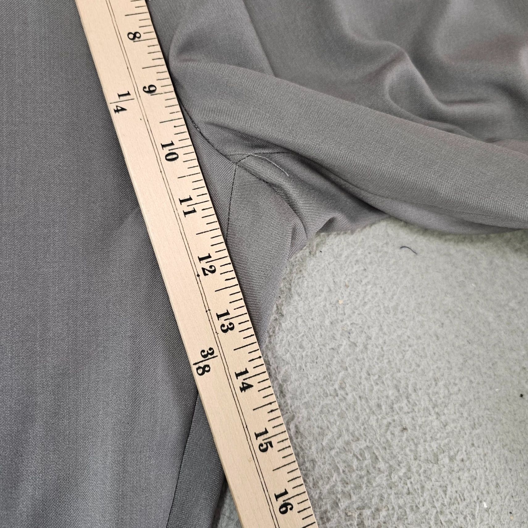 Haggar H26 Dress Pants Mens 34x32 Grey Straight Fit Premium Stretch Travel  - wpequipmentugltd.com