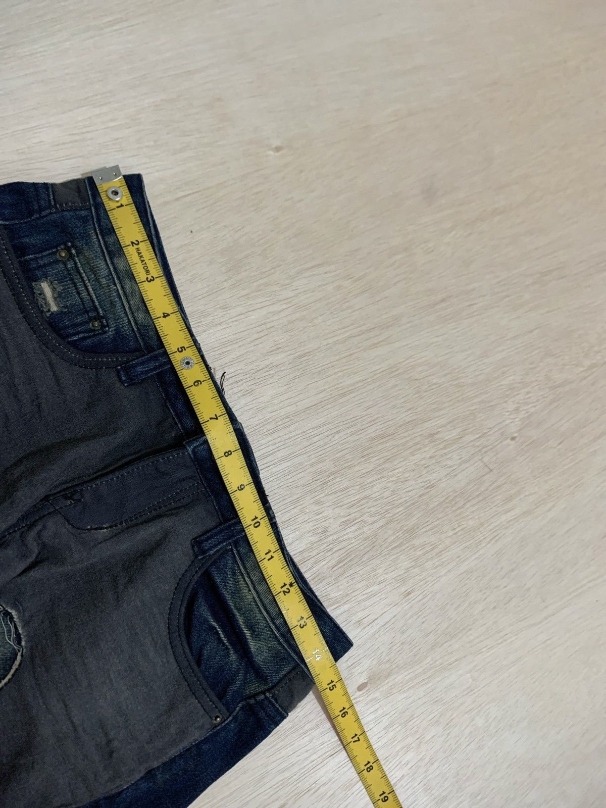 Hysteric Glamour × Japanese Brand E.vog's.e Skull Short Denim Women's Size 29" - 7 Thumbnail