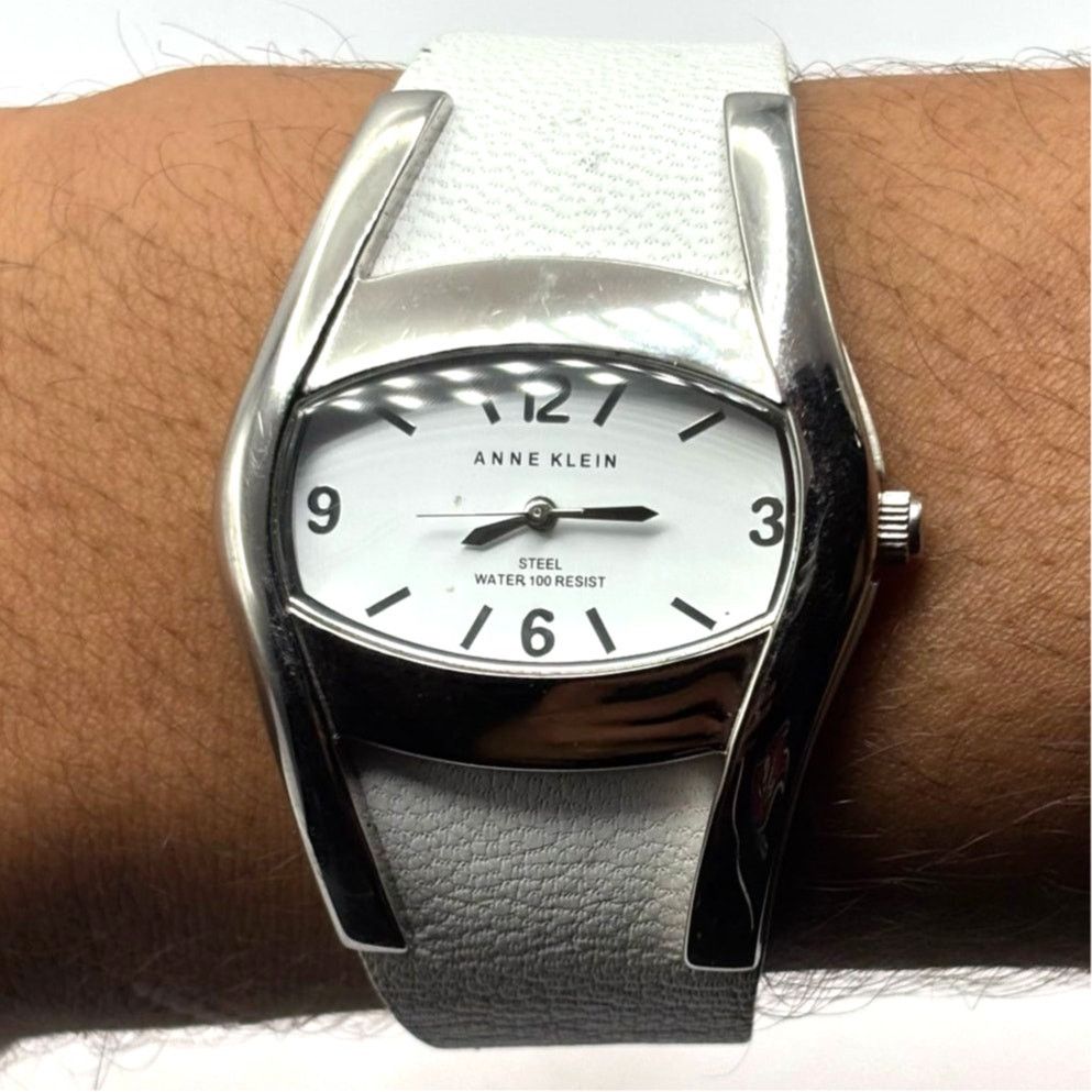 Anne Klein Silver & White Anne Klein Watch Size ONE SIZE - 2 Thumbnail