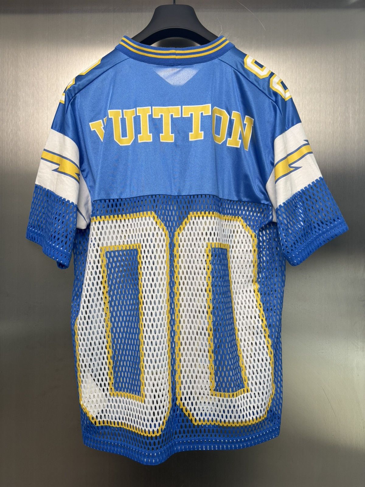 Louis Vuitton Louis Vuitton 22S Hockey Jersey Tee Blue Size US XL / EU 56 / 4 - 2 Thumbnail
