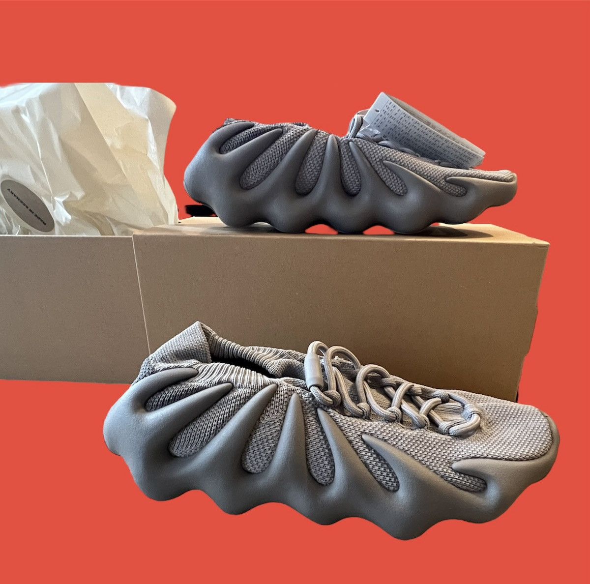 Adidas × Yeezy Yeezy 450 Slate Grey BNIB, Size US 9.5 / EU 42-43 - 1 Thumbnail