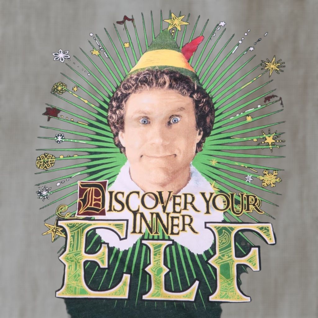 Vintage VINTAGE Elf Christmas T-Shirt Men Large Green Holiday Seasonal Mens Size US L / EU 52-54 / 3 - 1 Thumbnail