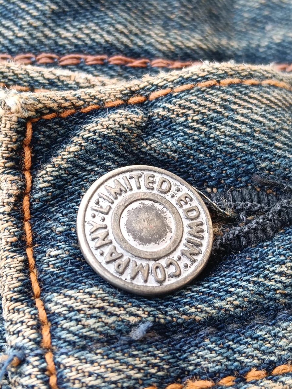 Edwin Extra baggy EDWIN XU 445 Rusty Denim Jeans (W36 L32) Size US 36 / EU 52 - 13 Thumbnail